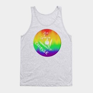 Courage Token - Rainbow Tank Top